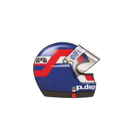 Patrick DEPAILLER Helmet right vinyl decal