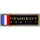 PEUGEOT RACING left laminated decal