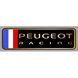 PEUGEOT RACING left laminated decal