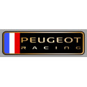 PEUGEOT RACING left laminated decal