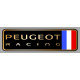 PEUGEOT RACING Sticker droit vinyle laminé