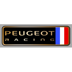 PEUGEOT RACING right laminated decal