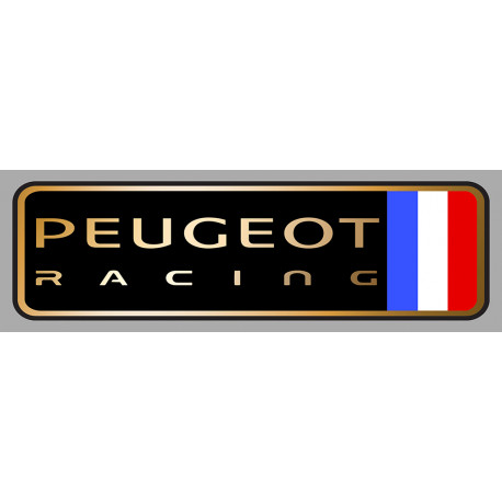 PEUGEOT RACING Sticker droit vinyle laminé