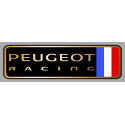 PEUGEOT RACING right laminated decal