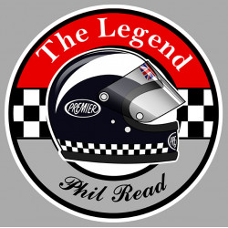 Phil READ " The Legend "  laminated decal