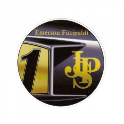 Emerson FITTIPALDI n°1 JPS laminated decal