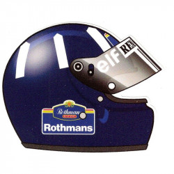 Damon HILL helmet sticker droit vinyle laminé