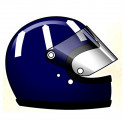 Graham HILL  Helmet right laminated decal