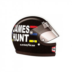 James HUNT Helmet sticker vinyle laminé