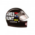 James HUNT Helmet sticker droit vinyle laminé