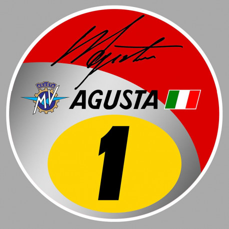 Giacomo AGOSTINI  laminated decal