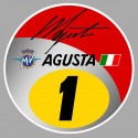 Giacomo AGOSTINI sticker vinyle laminé