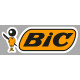 BIC laminated decal