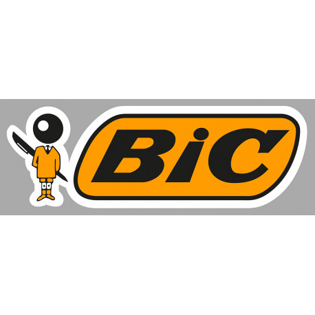 BIC laminated decal