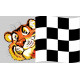 ESSO Tiger left  laminated decal