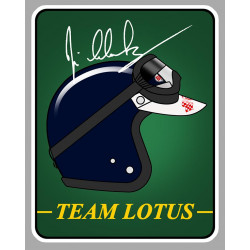 Jim CLARK/LOTUS   right Helmet laminated decal