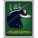 Jim CLARK/LOTUS   right Helmet laminated decal