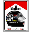 James HUNT - MARLBORO  sticker droit vinyle laminé