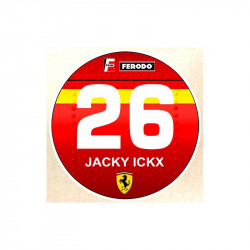 Jacky ICKX //26 laminated decal