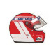 N.LAUDA helmet sticker vinyle laminé droit