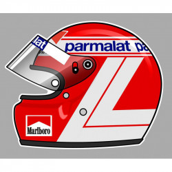 Niki.LAUDA left helmet laminated decal