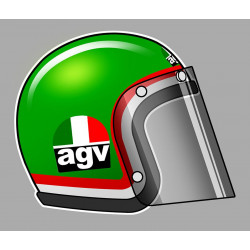 Renzo PASOLINI  helmet sticker vinyle laminé droit