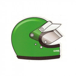 Henri PESCAROLO  helmet sticker vinyle laminé
