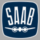 SAAB  Sticker vinyle laminé