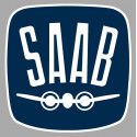 SAAB  laminated decal