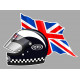 Phil READ Flag helmet left  laminated decal