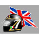 Barry SHEENE Flag sticker vinyle laminé gauche