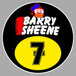 Barry SHEENE n°7 laminated decal