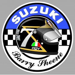 Barry SHEENE sticker vinyle laminé