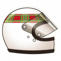 Jackie STEWART helmet sticker vinyle laminé droit