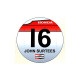 John SURTEES n°16 sticker vinyle laminé