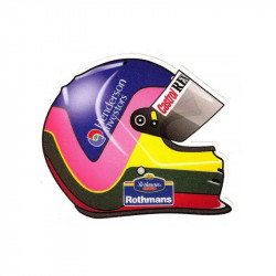 Jacques VILLENEUVE Helmet right laminated decal