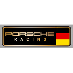 PORSCHE RACING right laminated decal