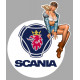 SCANIARight Vintage Pin Up Laminated decal