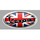VESPA UK Sticker Trompe l'oeil vinyle laminé