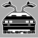 DELOREAN  Sticker vinyle laminé