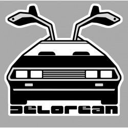 DELOREAN  Sticker vinyle laminé