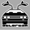 DELOREAN  Sticker vinyle laminé