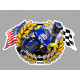 Kenny ROBERTS Jr  Moto GP  WORLD CHAMPION  sticker vinyle laminé