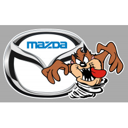 MAZDA  TAZ droit Sticker vinyle laminé