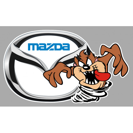 MAZDA Right TAZ laminated decal