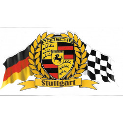 PORSCHE " Stuttgart "  Laminated decal