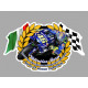 Valentino ROSSI Moto GP WORLD CHAMPION laminated decal