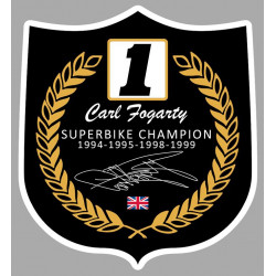 Carl FOGARTY laminated decal