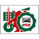 ANTAR cut out laminated decal