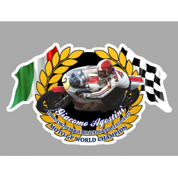 G.AGOSTINI Moto GP WORLD CHAMPION laminated decal
